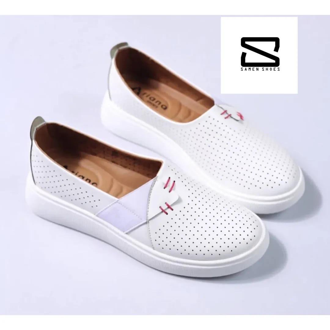 کفش طبی مشکی/سفید/زیتونی/نسکافه" کفش ثامن