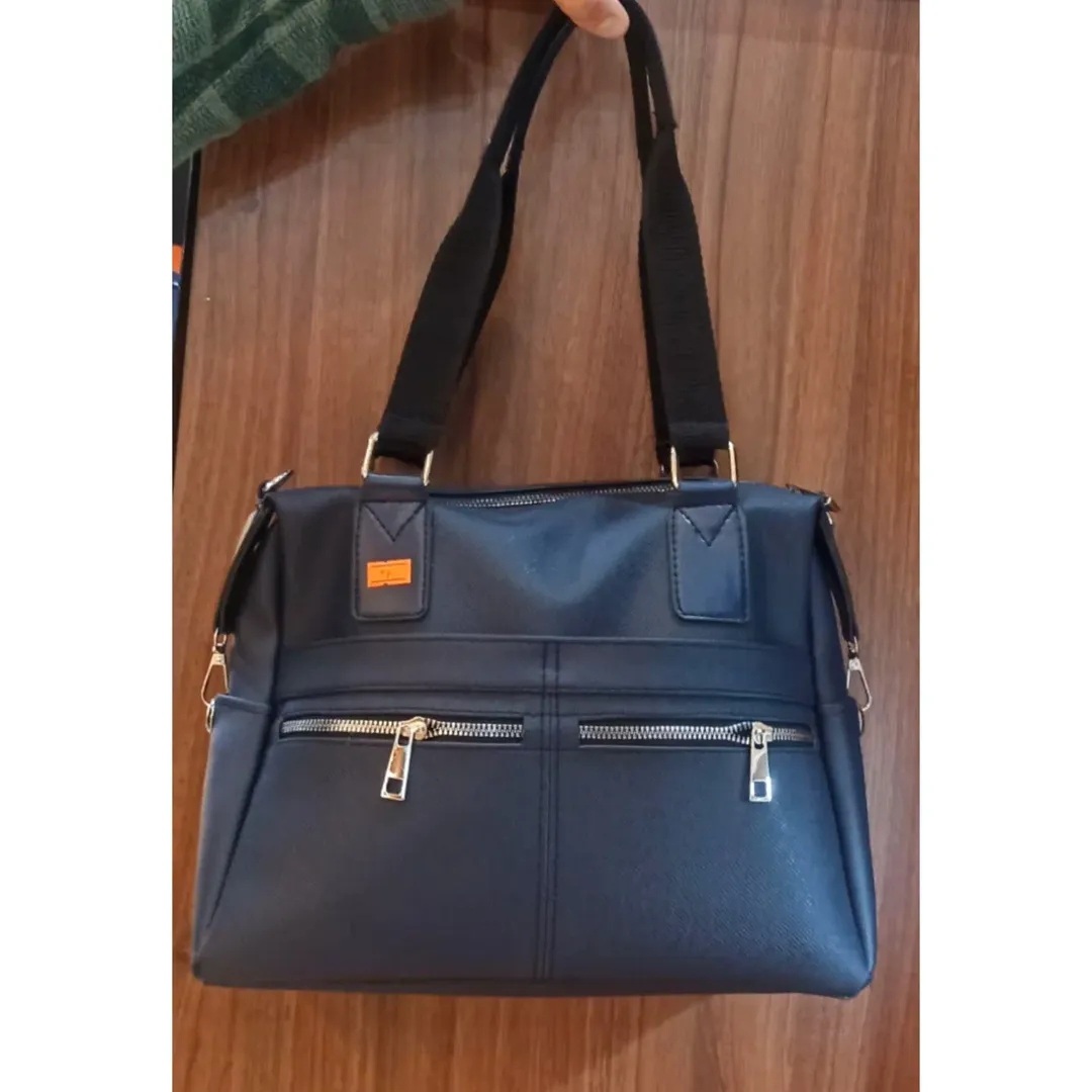 کیف دوشی زنانه رنگ سبز، کیف دستی بزرگ با بند بلند، مناسب استفاده روزمره