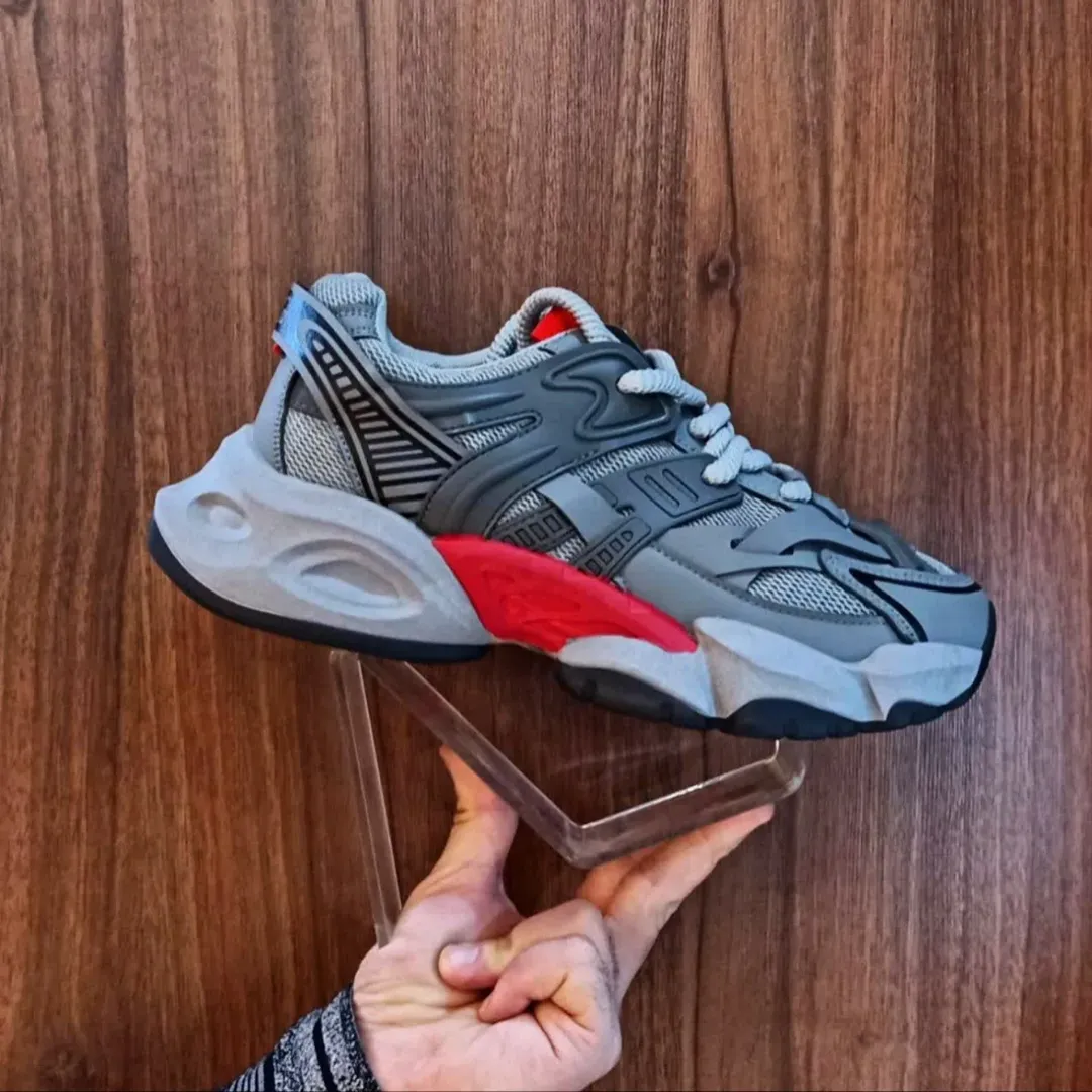 کتونی مردانه Sky سورمه‌ای، رویه پارچه و اشبالت، زیره دولایه PU و لاستیک ضد سایش