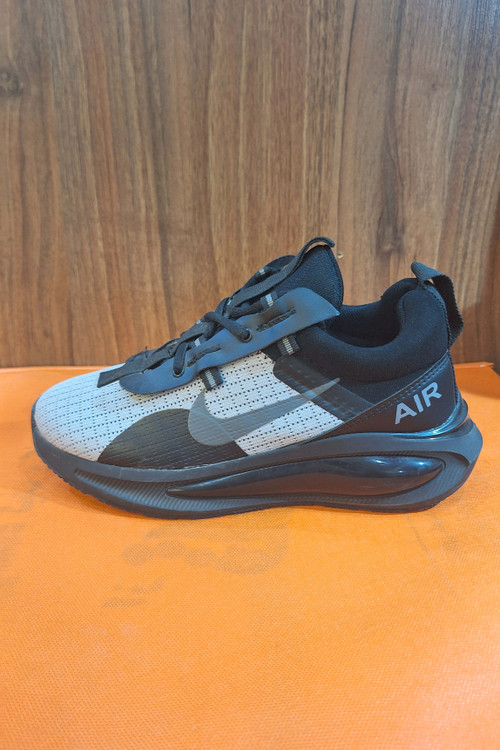 کتونی نایک ایرمکس مشکی طوسی دیوان، کفش ورزشی مردانه، کتونی با کپسول هوا.