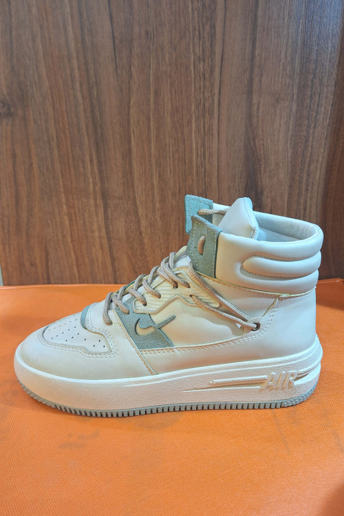 کتونی نایک جردن ساقدار کرم اتزی، کفش ساقدار زنانه، جردن کرم.