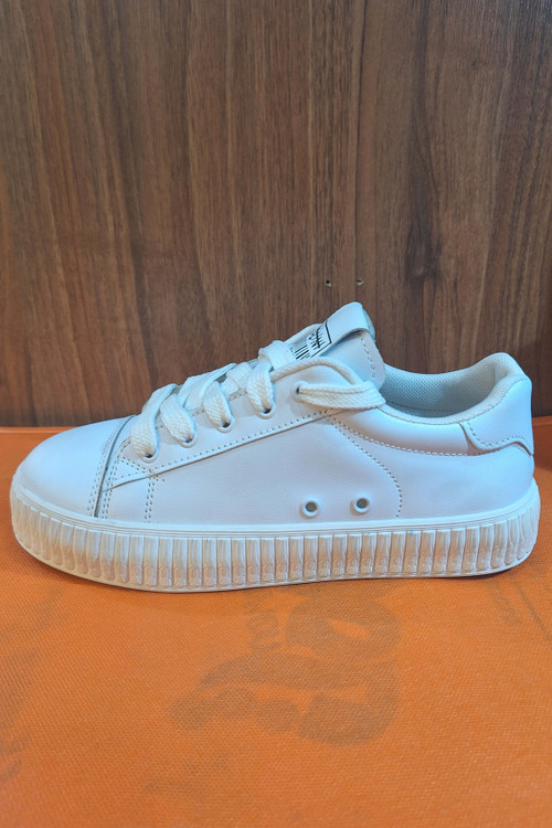 ونس درختی سفید زنانه، کفش اسپرت کژوال، ونس طرح دار جدید، کتونی راحت تابستانی.