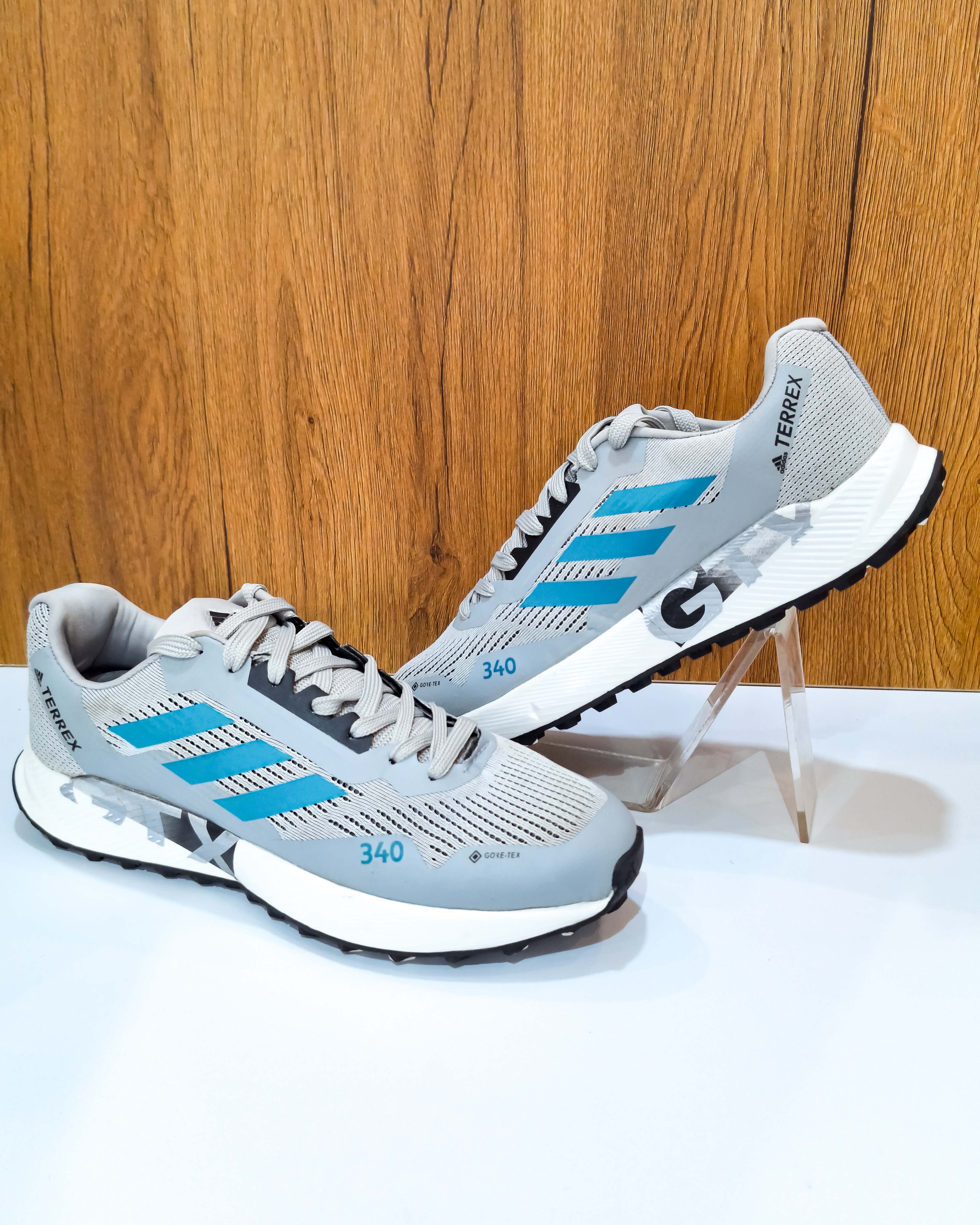 کتونی روزمره آدیداس Terrex سفید پارچه اسپیسر تنفس پذیر