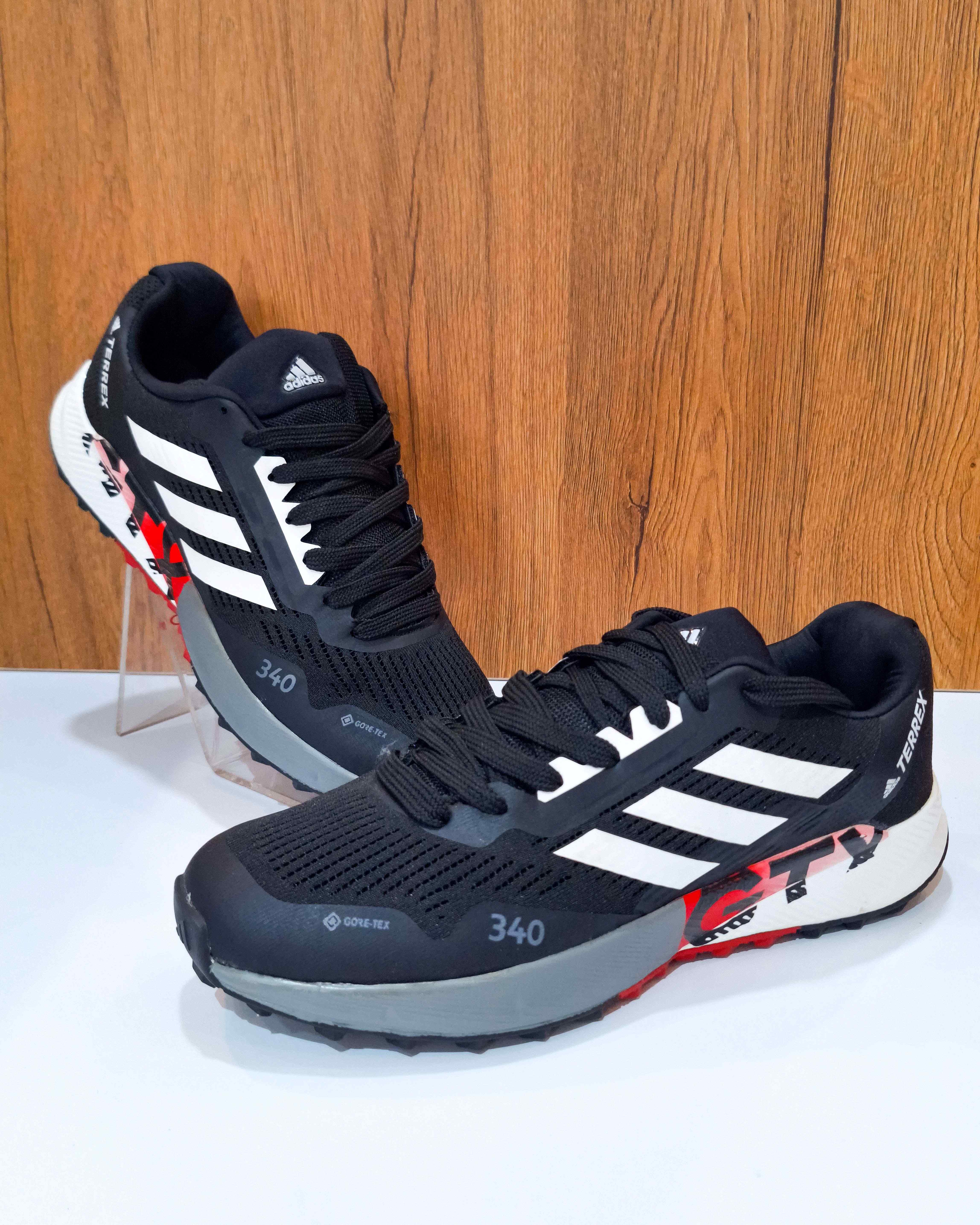 کفش اسپرت آدیداس تیرکس مردانه مشکی زیره آجدار